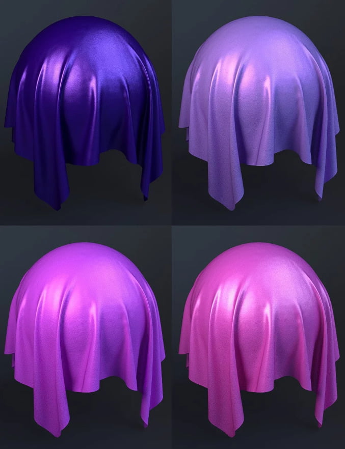 Shiny Fabric Iray Shaders