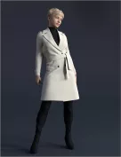 H&C Trench Coat Outfit for Genesis 8 Female(s)