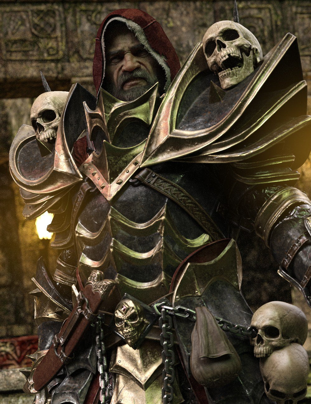 dForce Dark Guard HD Armor for Genesis 8 Male(s)