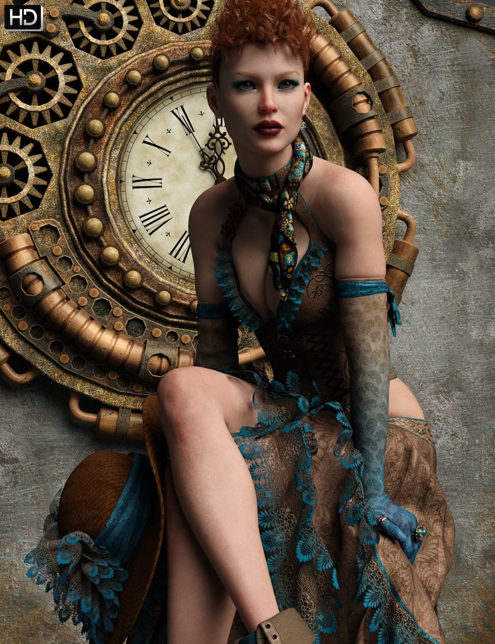 Nicolette HD for Genesis 8 Female