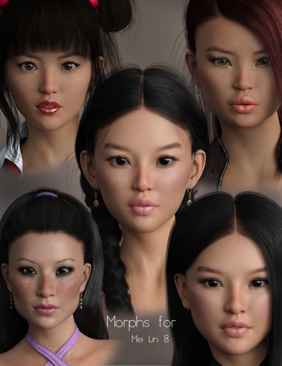 P3D Mei Lin 8 Enhanced Morphs
