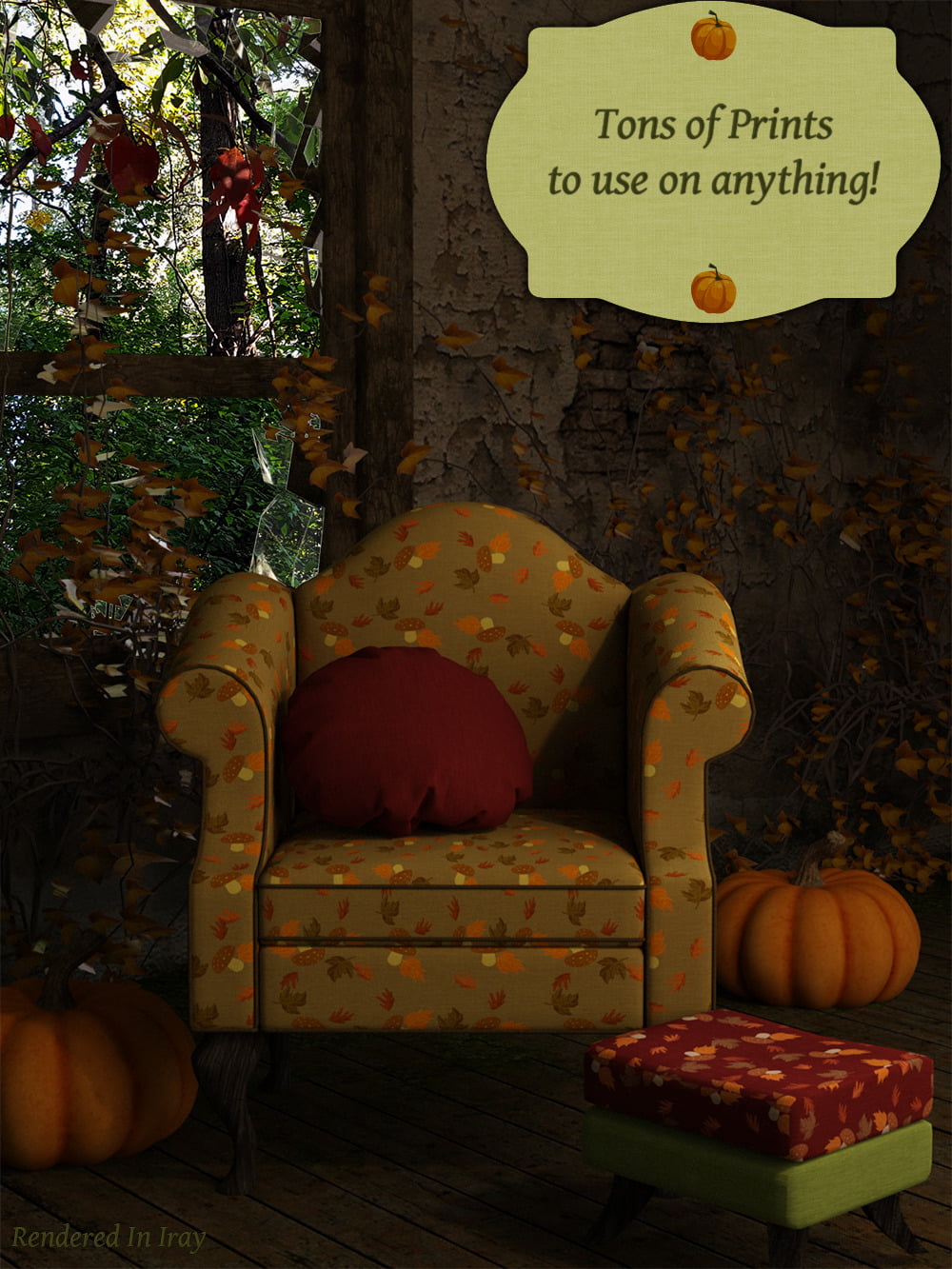 Iray Autumn Fabric Shaders And Seamless Tiles - Merchant Resource