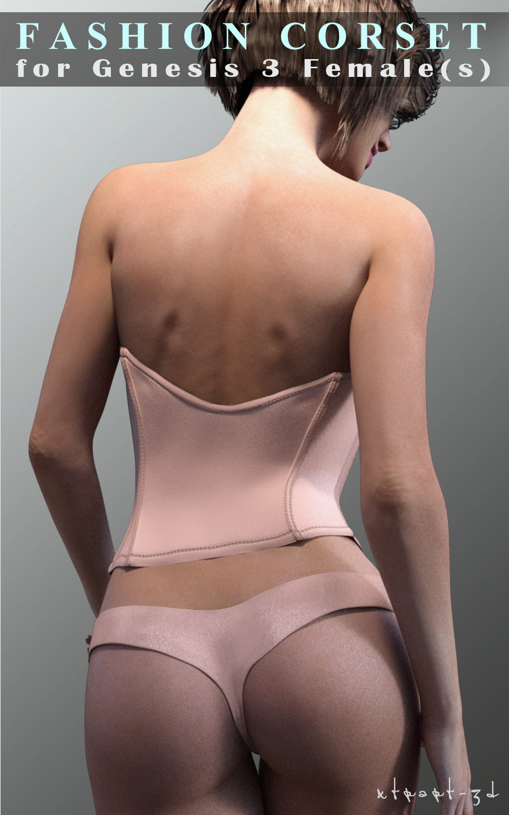 FashionCorset for Genesis 3 Female