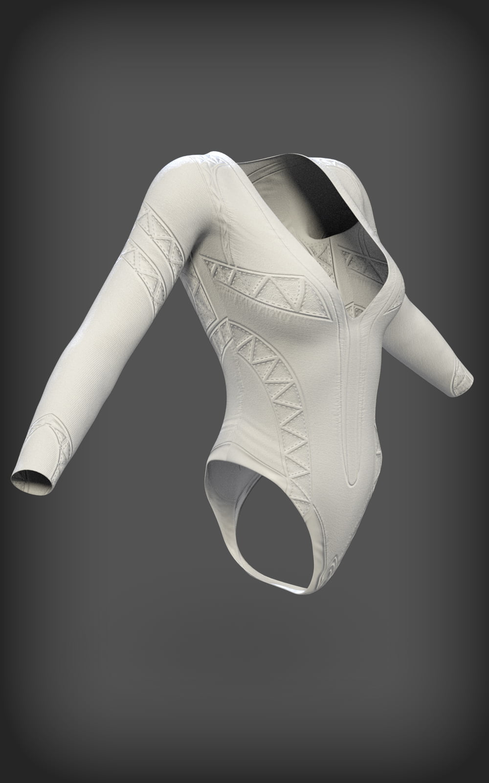 X-Fashion Ribbed Bodysuit for Genesis 8 Females