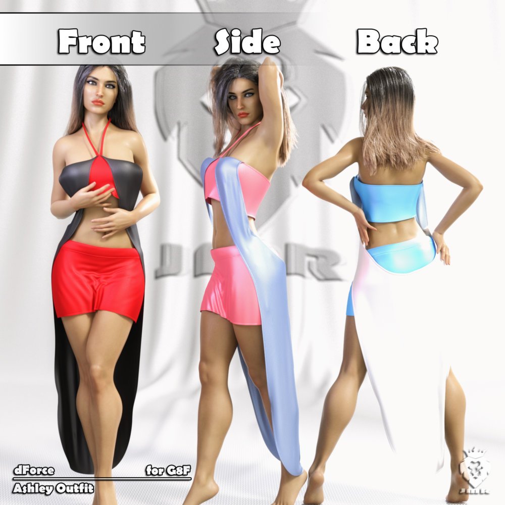 JMR dForce Ashley Outfit for G8F