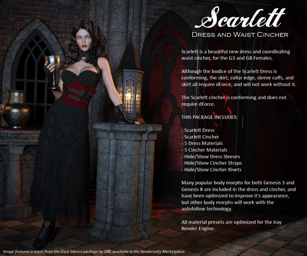 Scarlett dForce Dress and Cincher