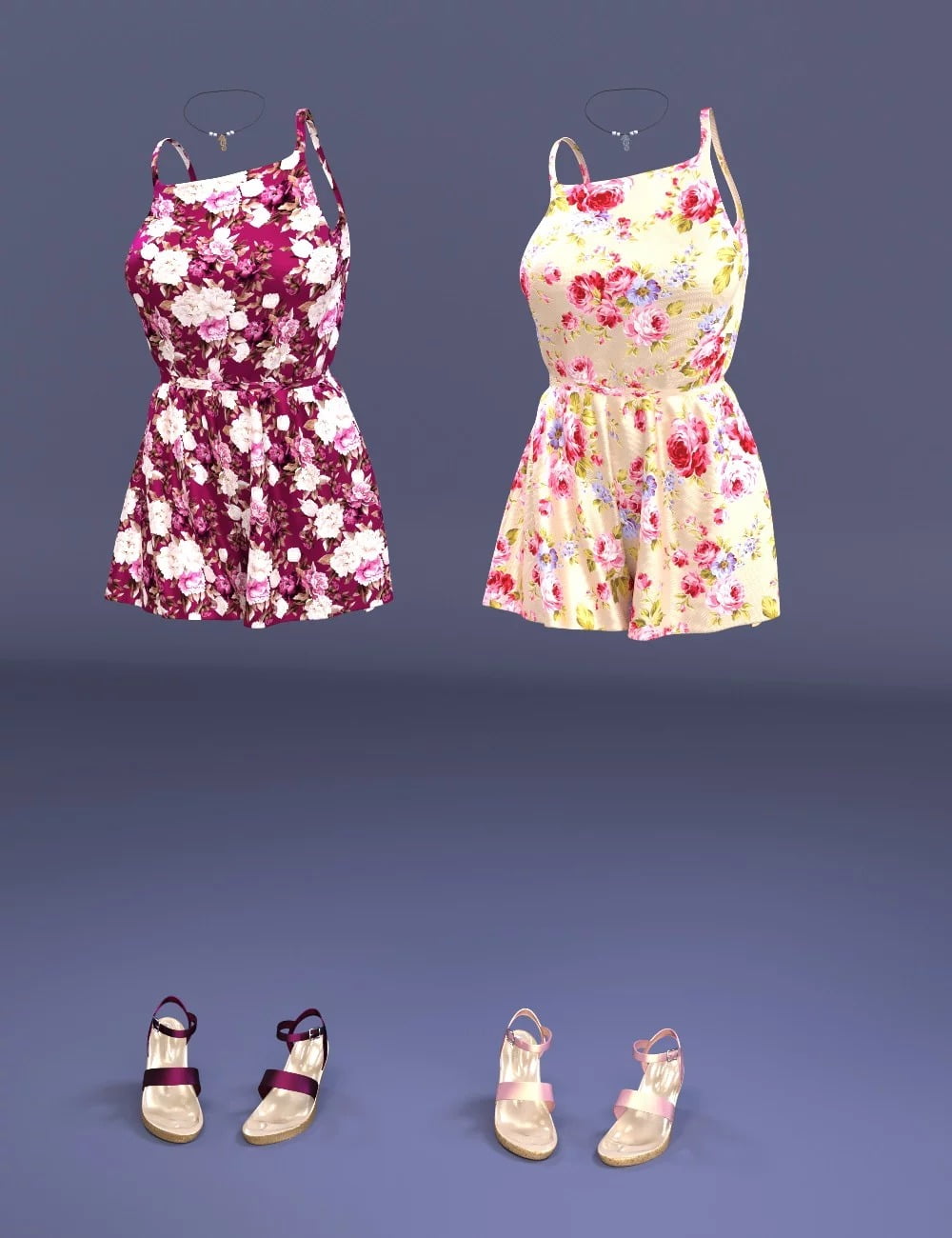 dForce Summer Romper for Genesis 8 Female(s)