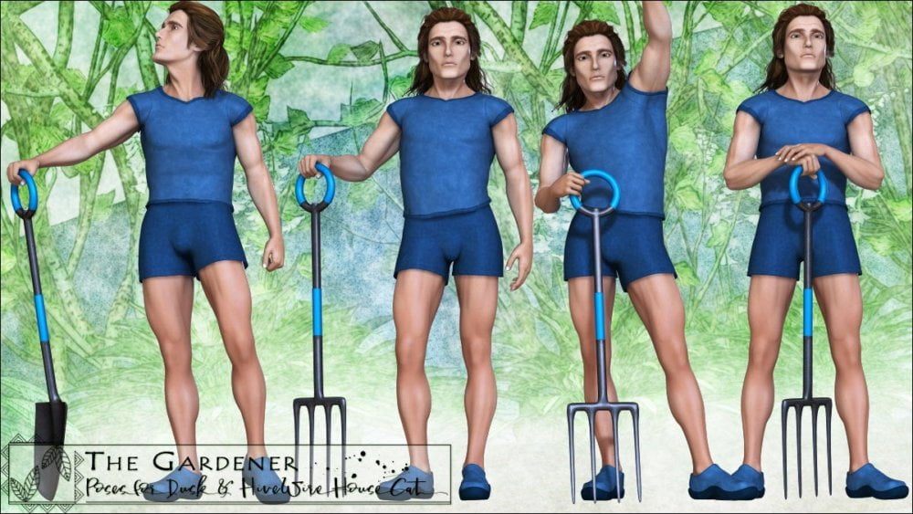 The Gardener Poses for Dusk and HiveWire House Cat