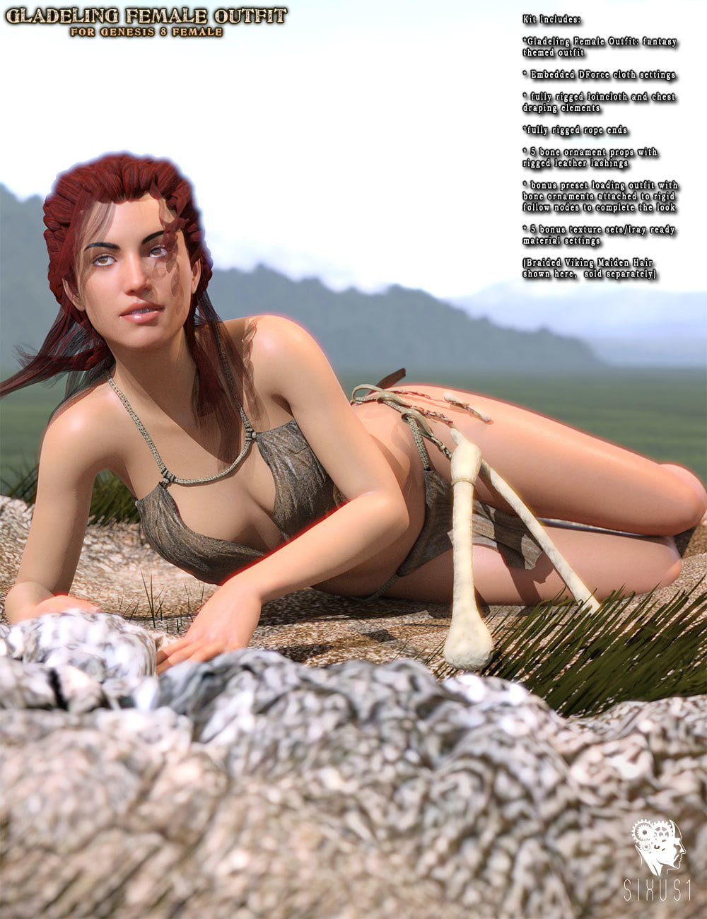 Gladeling Female Outfit for G8F