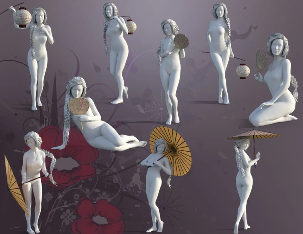 Asian Accessories for Genesis 8 Female