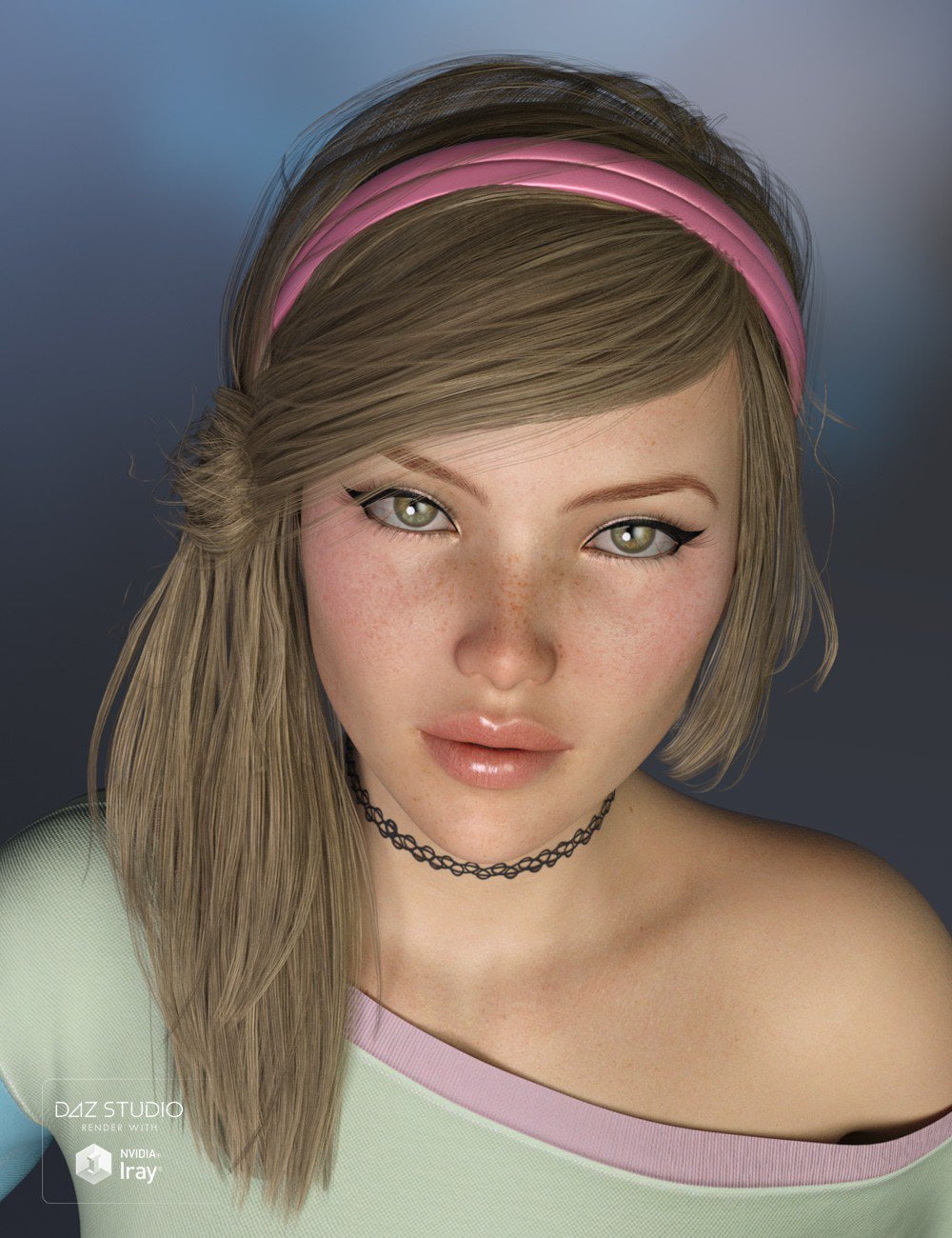 Effa Hair 2 for Genesis 3 and 8 Female(s)