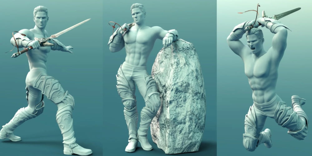 Sword Sworn Poses Expressions and Prop for Genesis 8