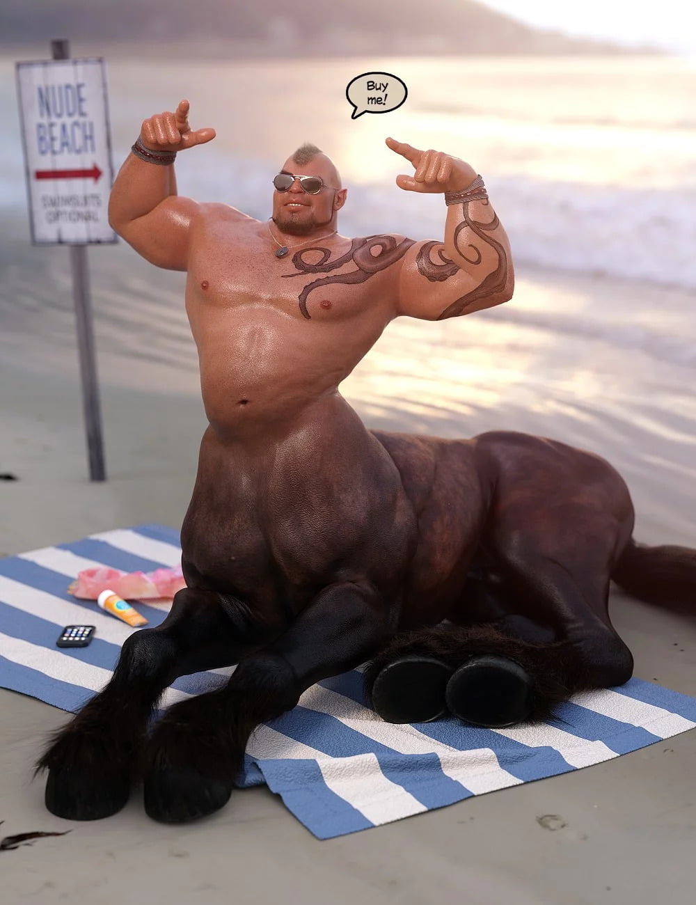 Centaur Maxx for Genesis 8 Male Centaur