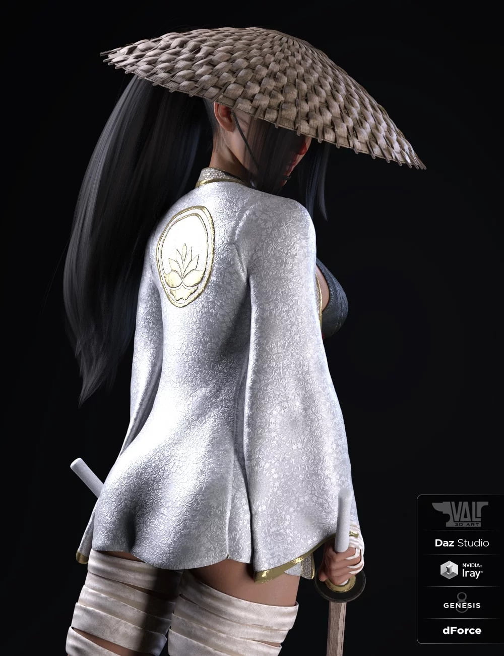 dForce Ren Outfit for Genesis 8 Female(s)