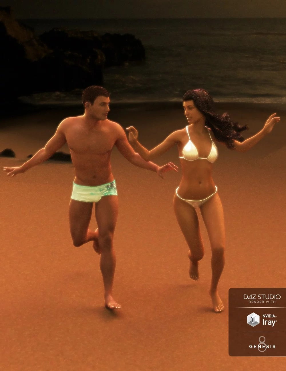 Fantasia Lovers Poses for Genesis 8 and Genesis 8 Centaurs