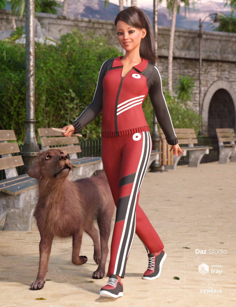 Morning Walk Outfit for Genesis 8 Female(s)