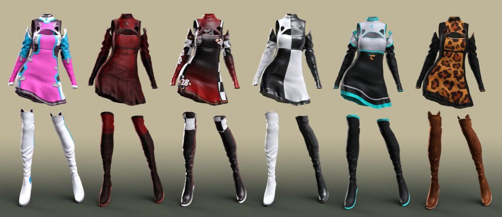 Panther Outfit Textures