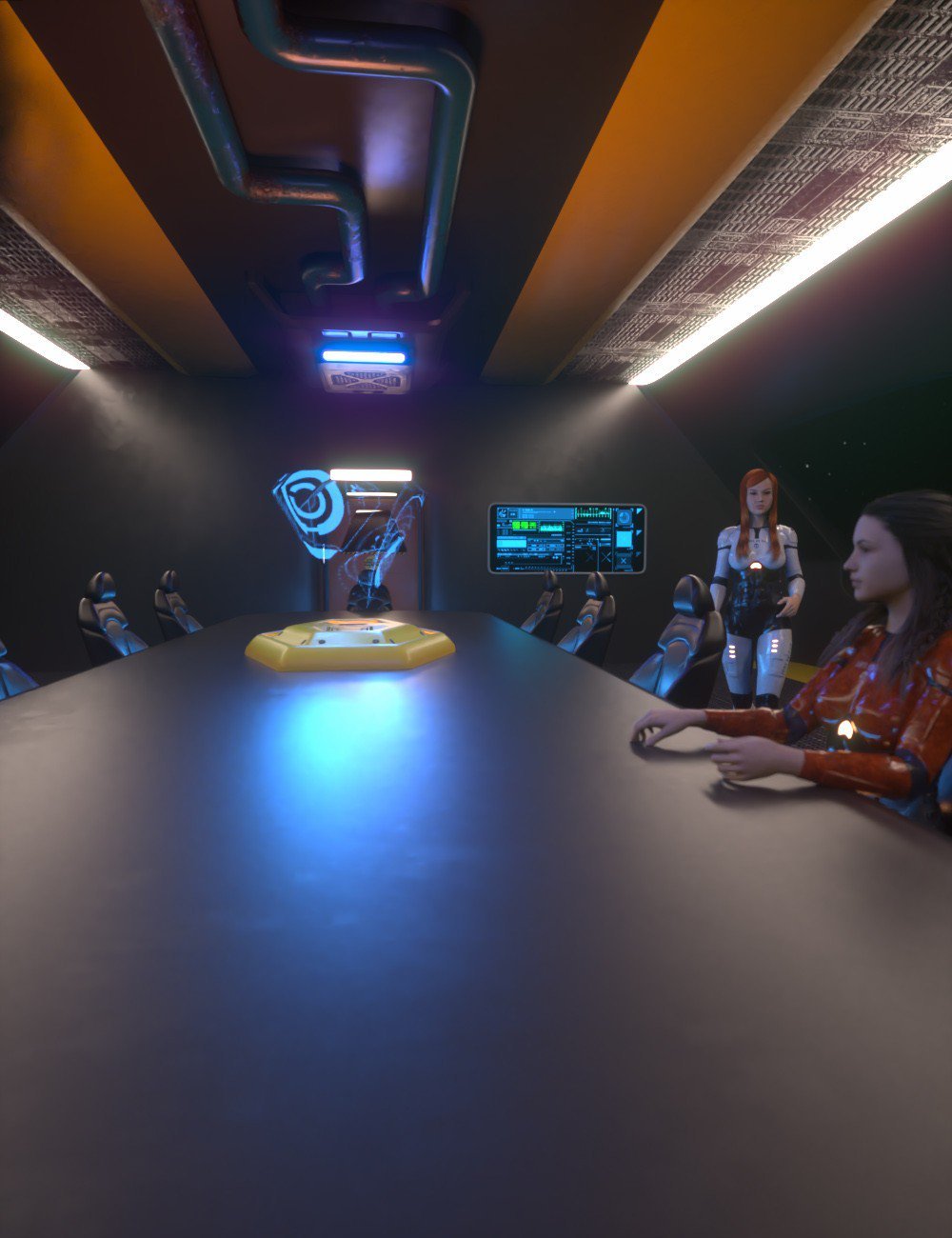 Sci-Fi Starship Briefing Room Volume 1