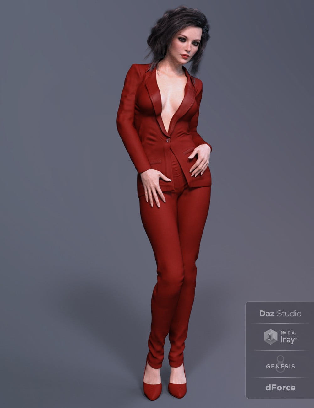 X-Fashion After Hours Suit for Genesis 8 Female(s)