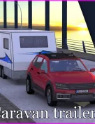 NM-Wohnwagen Gespann - Caravan and Car