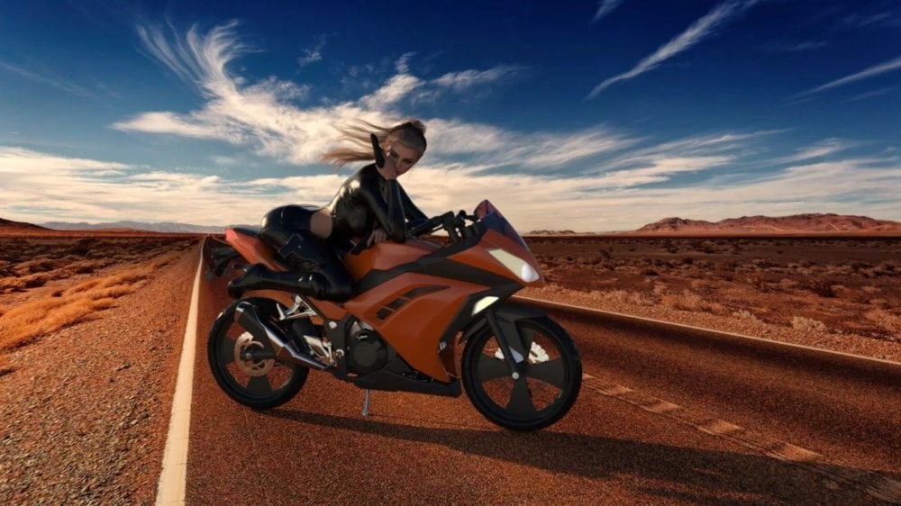 3D Photo Scenes - Lonely Roads