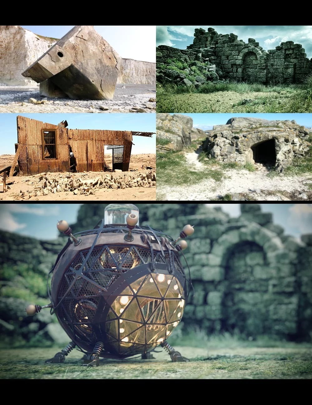 3D Photo Scenes - Weird Places