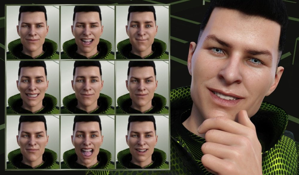 Faces of Our Hero - Expressions for Genesis 8 Male and Nix 8