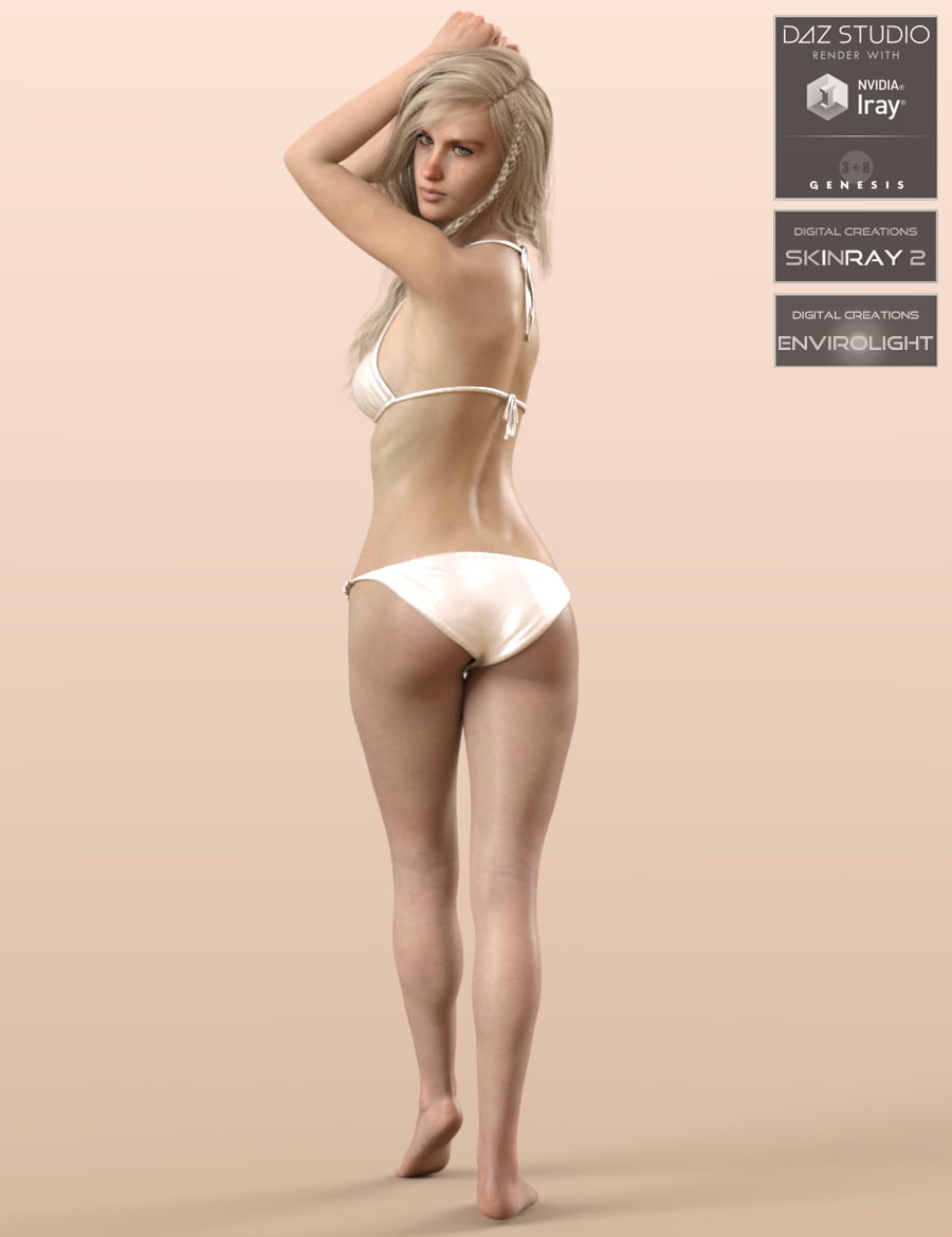Anatomically Correct: Sandy for Genesis 3 and Genesis 8 Female