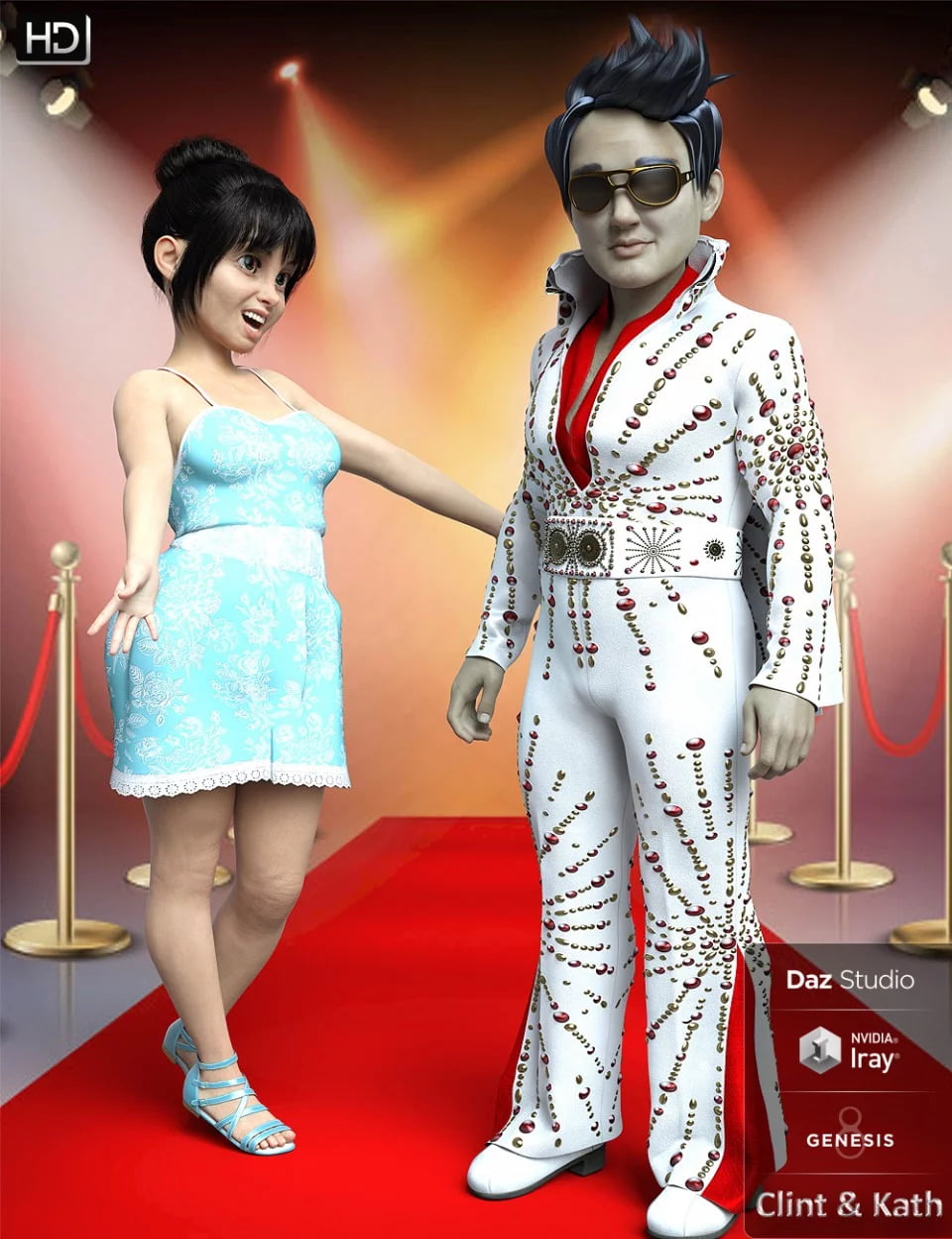 Clint and Kath HD for Genesis 8 Clint and Kath HD for Genesis 8