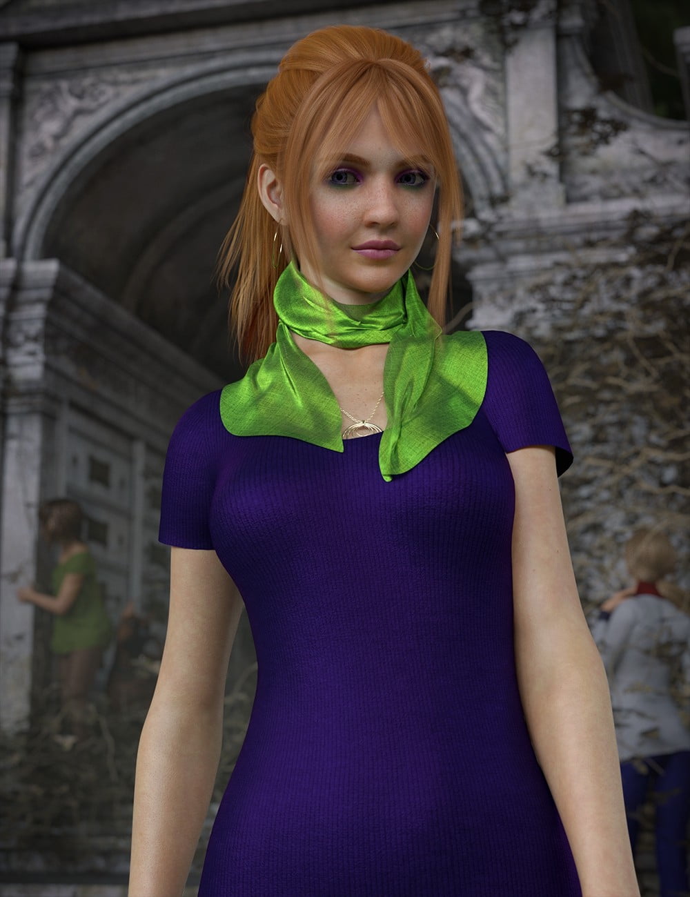 Daphni Hd For Genesis 3 And 8 Female ⋆ Freebies Daz 3d