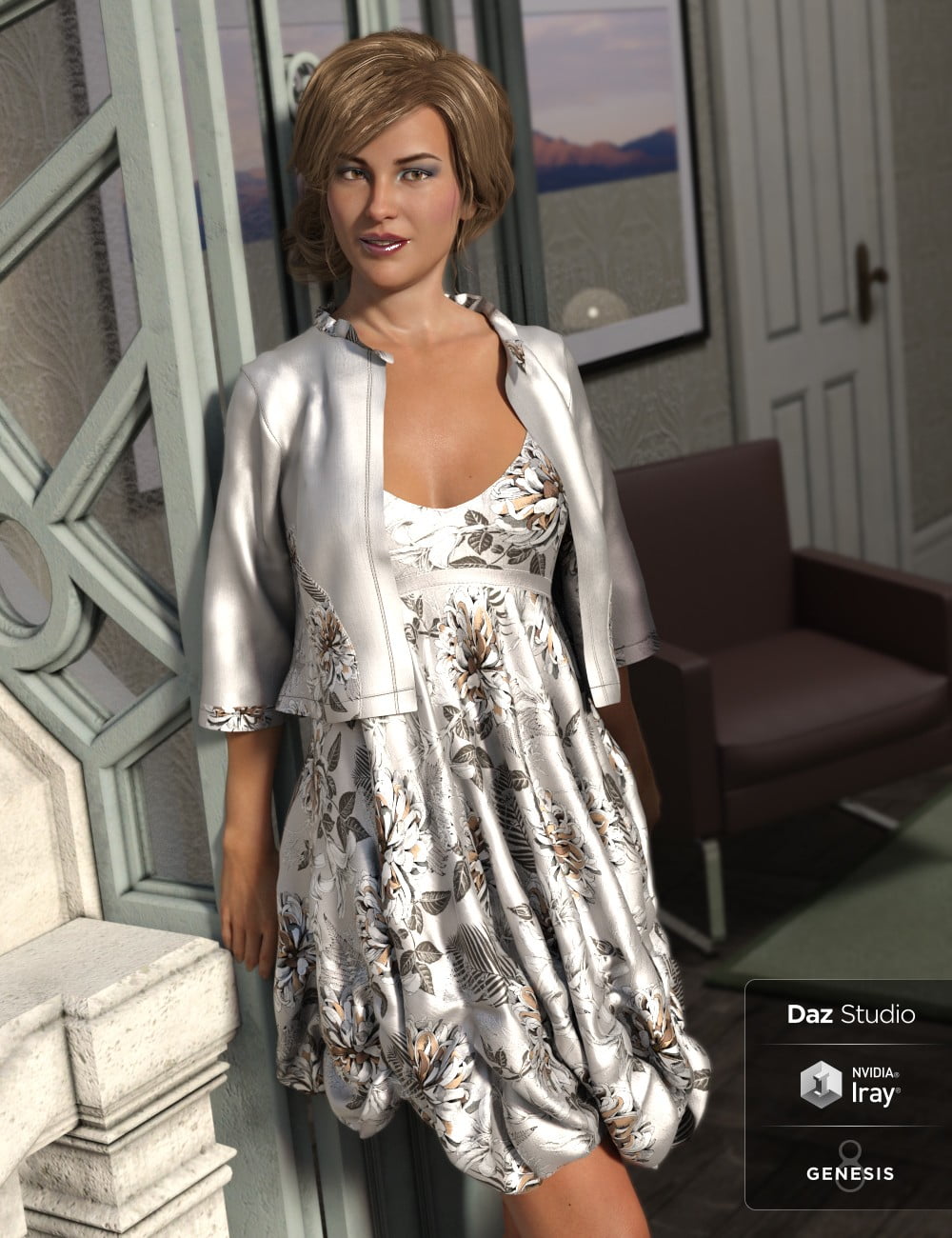 dForce Boho Layers Bubble Dress Sophisticated