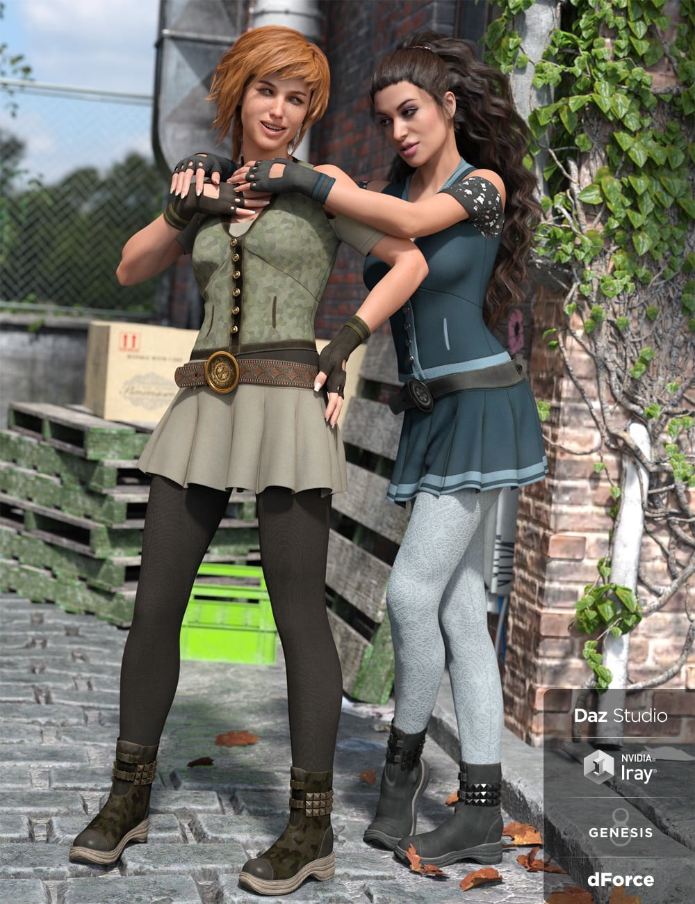 dForce Urban Adventure Textures