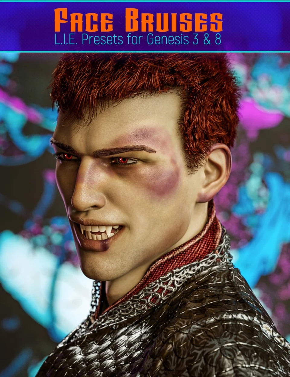 L.I.E. FACE BRUISES for Genesis 3 and 8