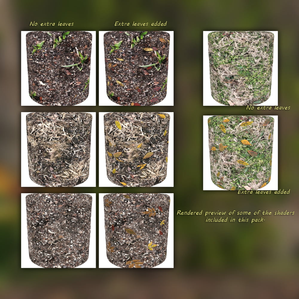 FB Natural Ground Iray Shaders for Daz Studio 4.10