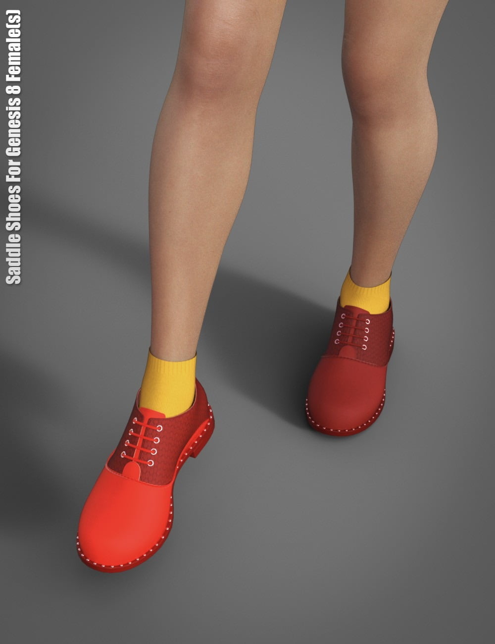 Saddle Shoes For Genesis 8 Female(s)