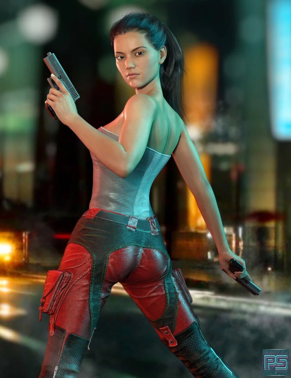 Tough Girls Poses for Genesis 8 Female