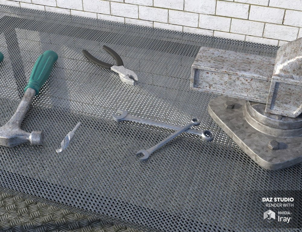 Industrial Steel - Iray Shaders