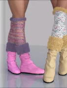 Fashion: SpicyWinter Furwear Boots&Leggings G3G8