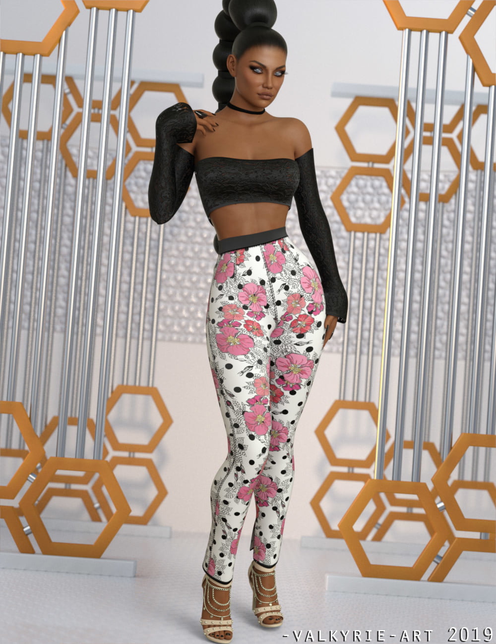 InStyle - JMR dForce Trendy Plaid Outfit for G8F