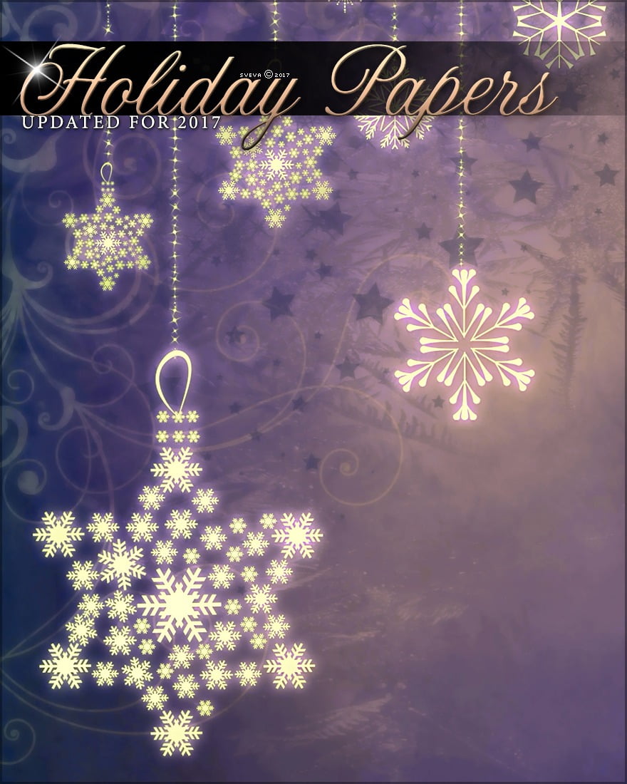 Holiday Papers Background Mini Pack