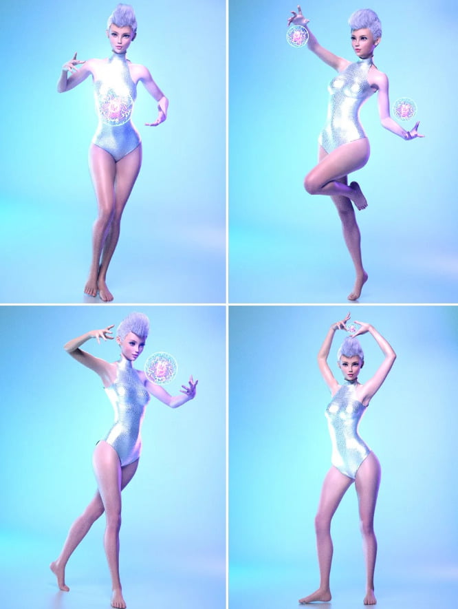 The Arcanist Props and Poses for Victoria 8 and Genesis 8 Female