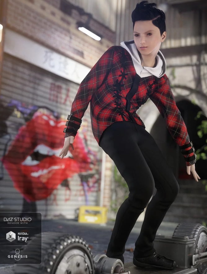 Windwalker Outfit for Genesis 8 Male(s)