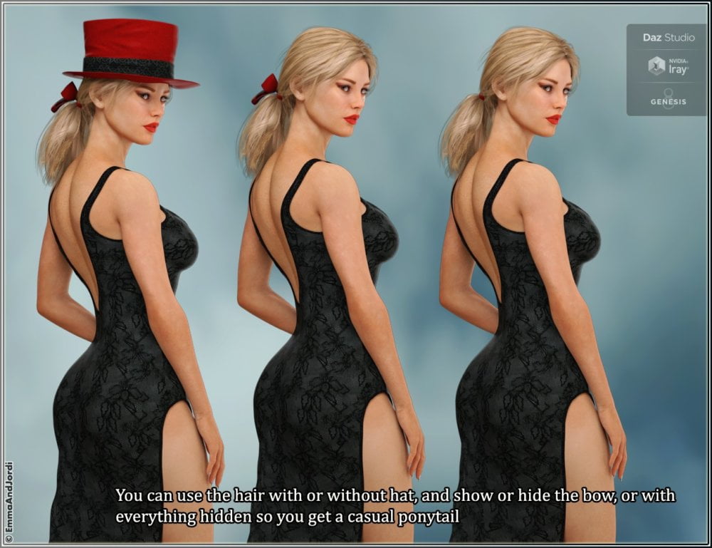 Carpathian Hair For Genesis 8