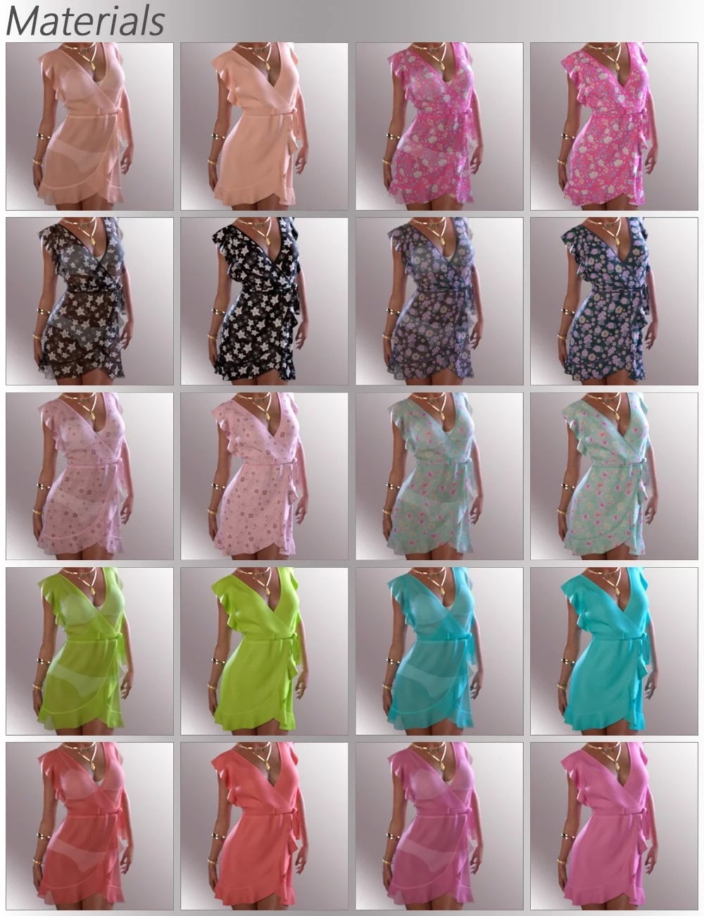 dForce Anne Candy Dress Outfit for Genesis 8 Female(s)