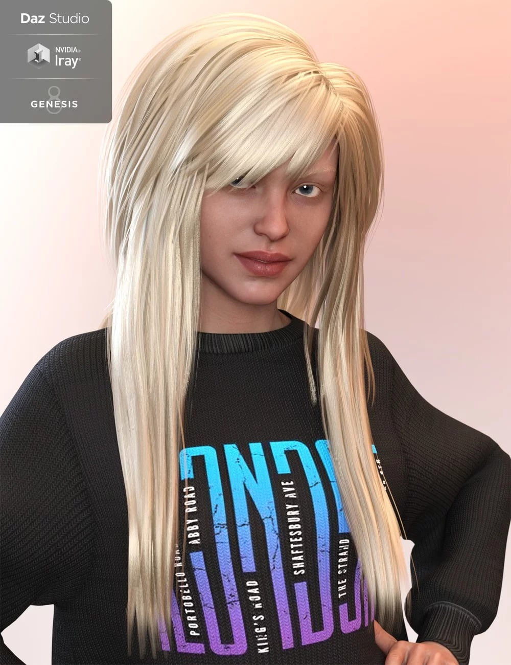 Razor Hair for Genesis 8 Female(s)