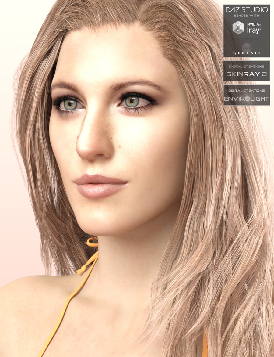 Celebrity Series 43 for Genesis 3 and Genesis 8 Female