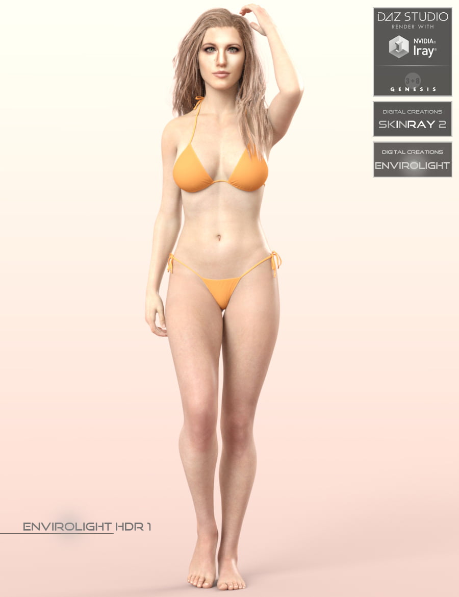 Celebrity Series 43 for Genesis 3 and Genesis 8 Female