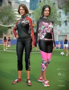 dForce Soccer Mom Outfit Textures