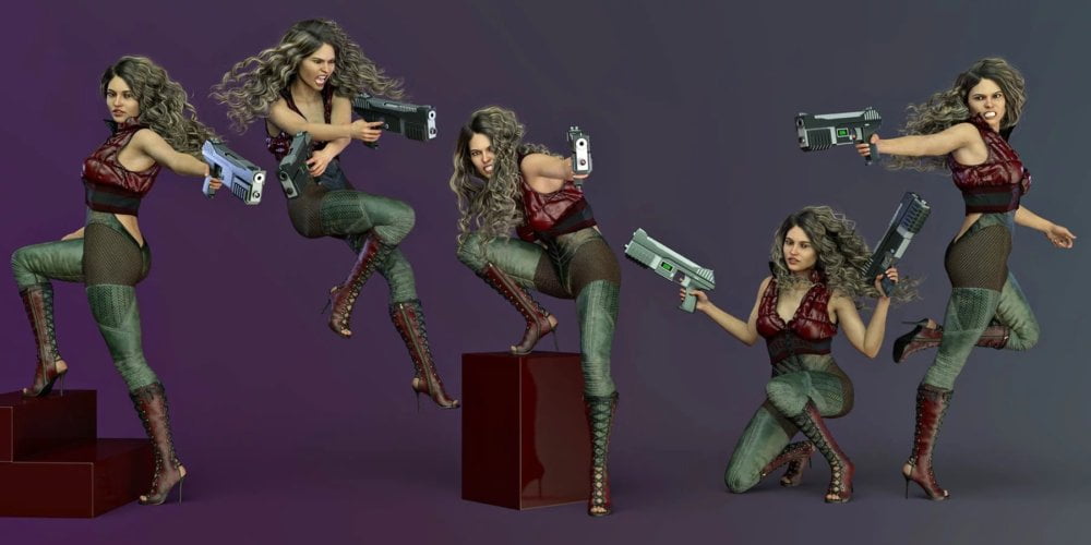 CDI Poses for Robyn 8 and Genesis 8 Female