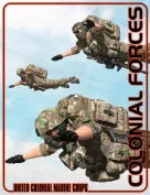 Colonial Forces Add-on for Tactical Assault Outfit for Genesis 8 Male(s)